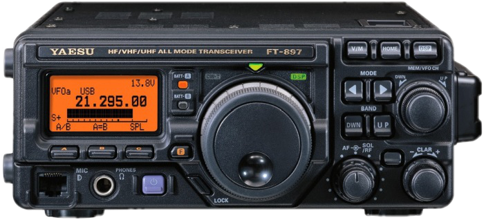 Yaesu FT-897D + PA (HA8UG)